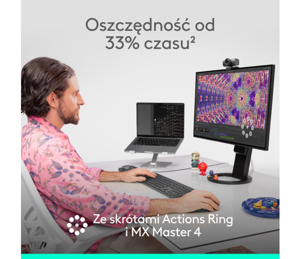 Logitech MX Master 4 Grafit - 1365779 - zdjęcie 3